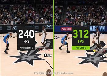 فناوری DLSS 5 اکنون 10 برابر سریعتر از زمان معرفی است و بازیکنان NBA 2K27 همین حالا میتوانند از آن استفاده کنند